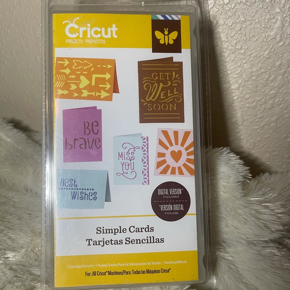 New In Box Cricut cartridge  “Simple Cards”